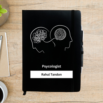 Psychologist connecting Thoughts Personalized Diary