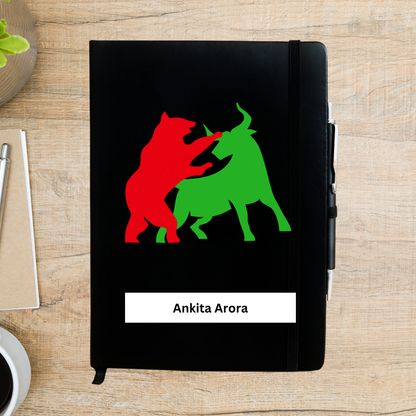 Bull Vs Bear  Personalized  Diary