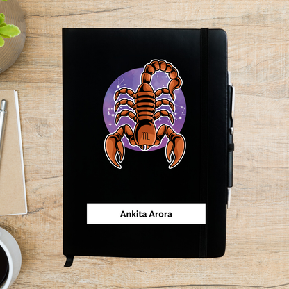 Scorpio Zodiac Personalized  Diary