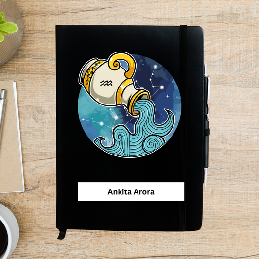 Aquarius Zodiac Personalized  Diary