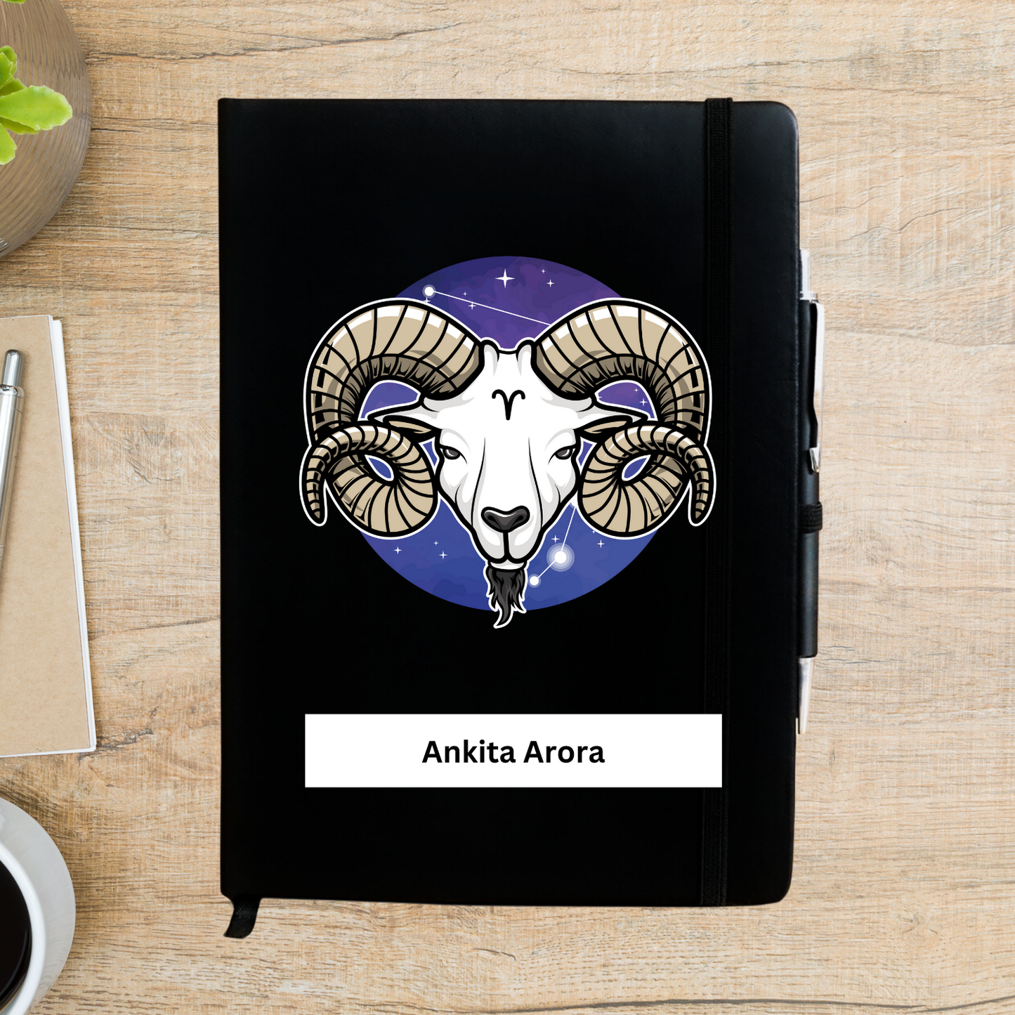 Aries Zodiac Personalized  Diary