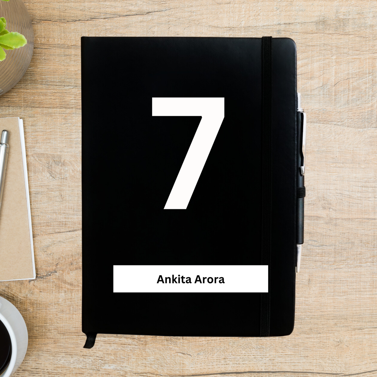 7 Number - Mulank 7 Personalized  Diary