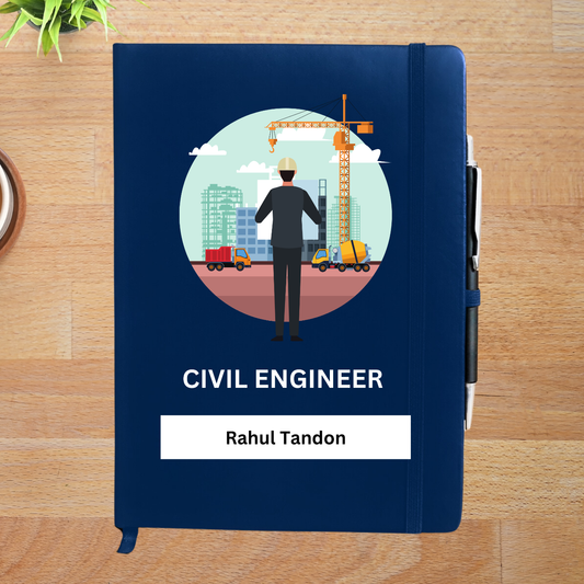 Civil Engineer Work Life Personalized Diary