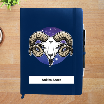 Aries Zodiac Personalized  Diary