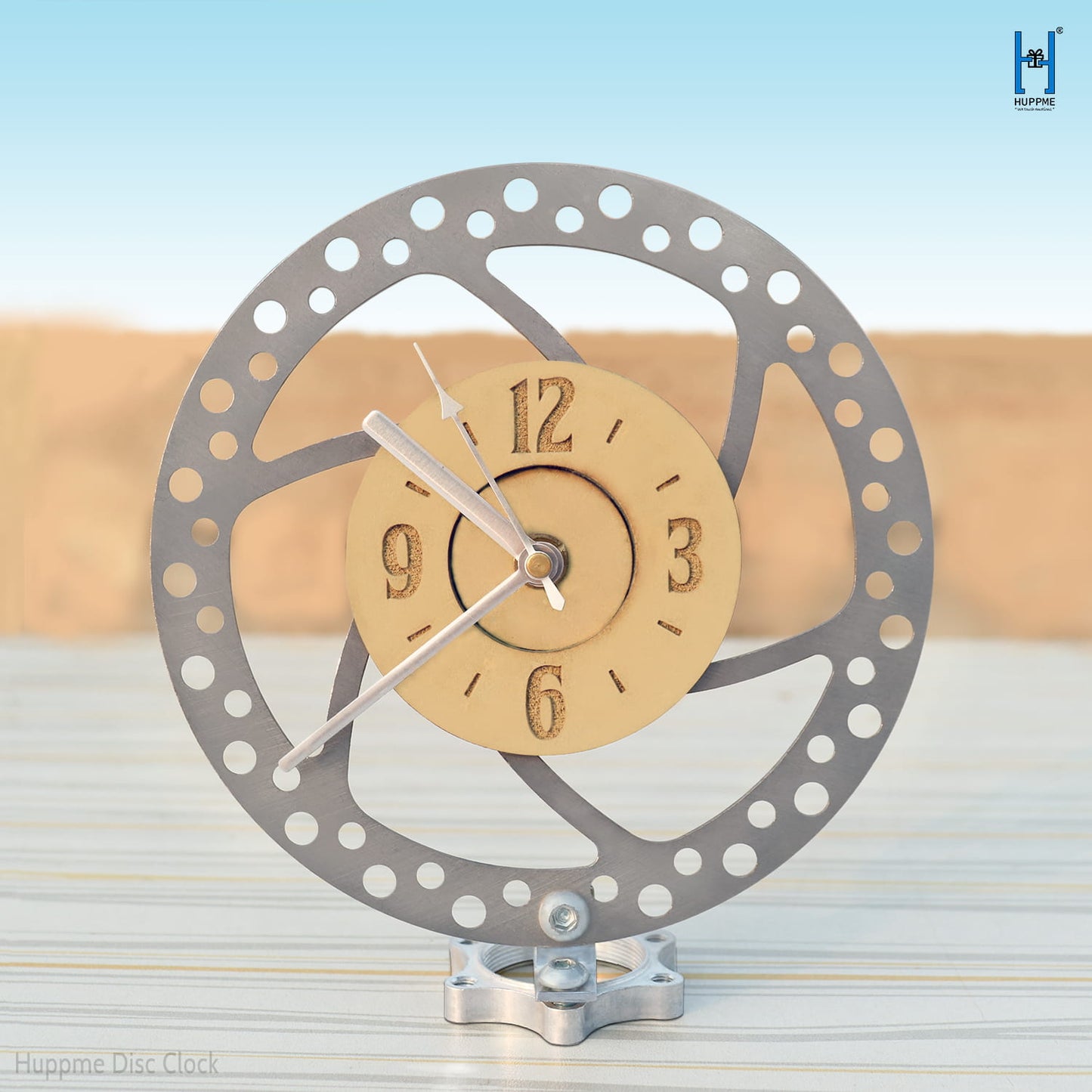 Unique decorative Metallic Table clock