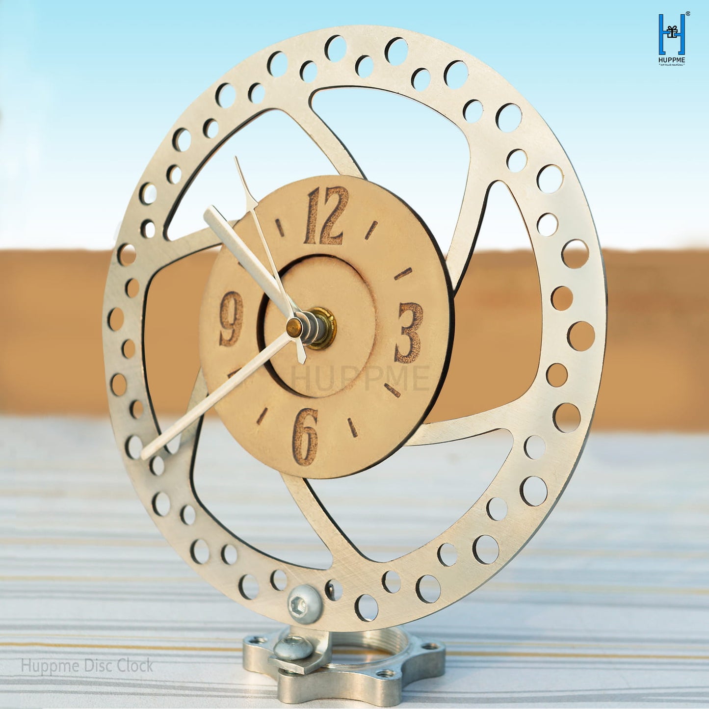 Unique decorative Metallic Table clock