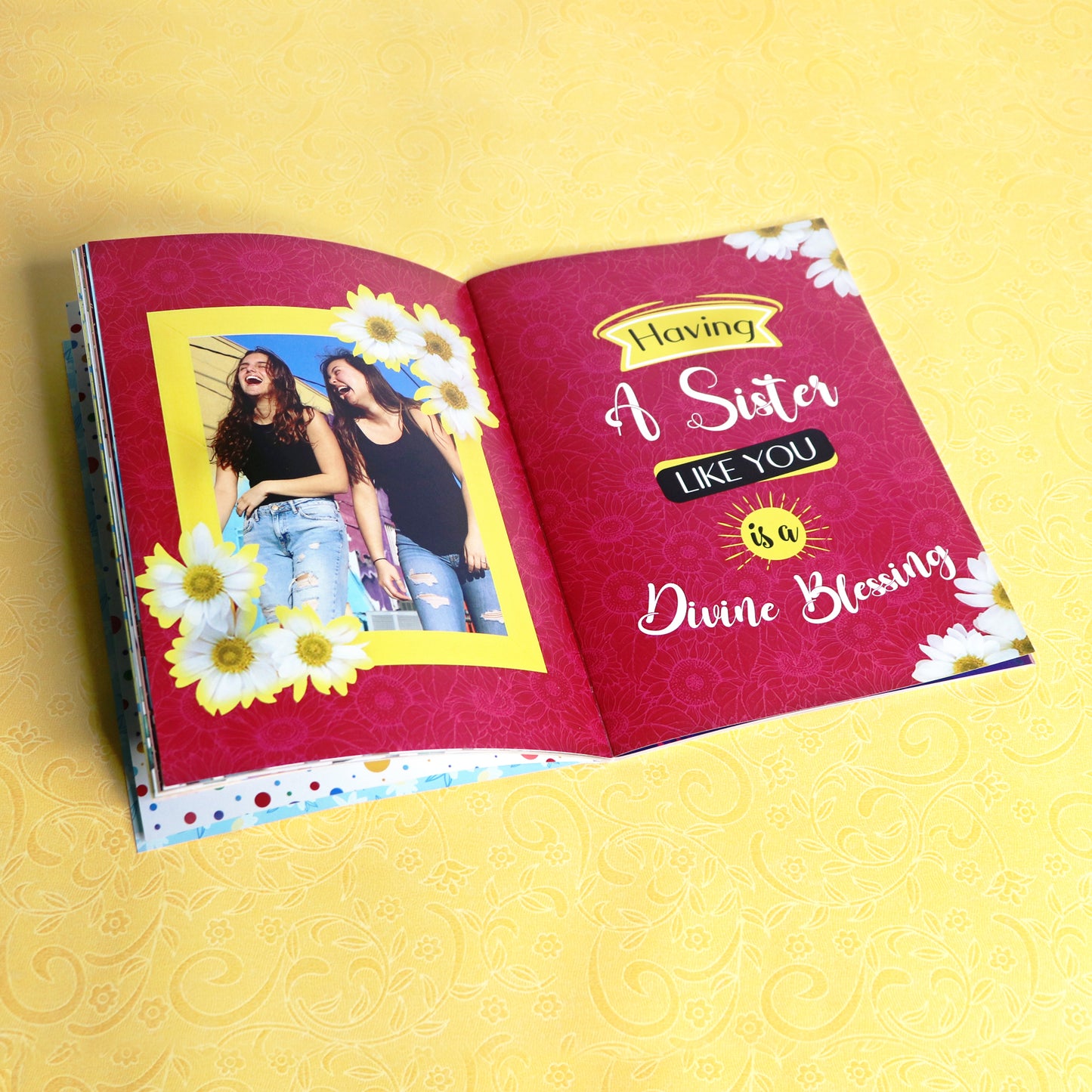 Personalized Memories Photo Book For Sister