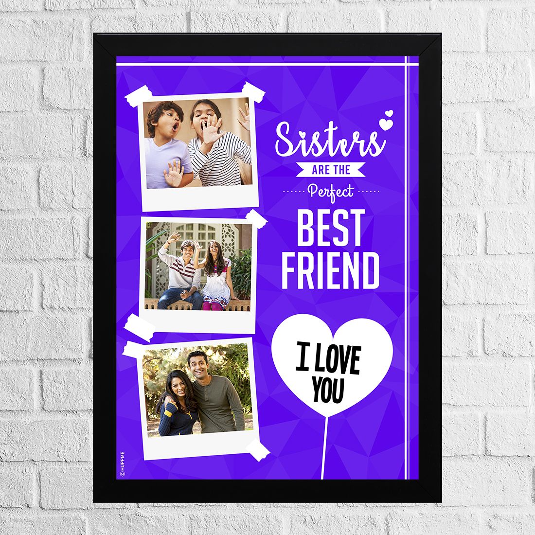 Sisters Perfect Best Friend personalized photo frame