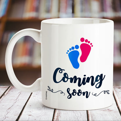 Happy Mothers Day Coming Soon Pregnancy White Mug