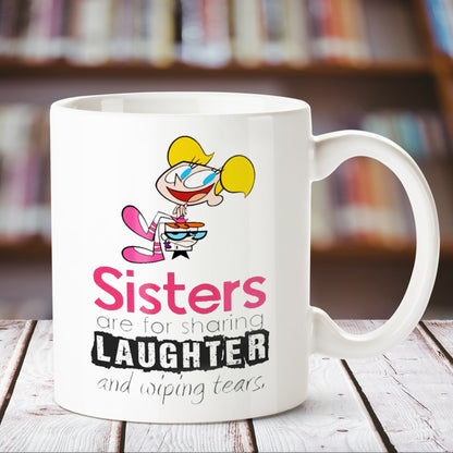 Sisters Love White Mug