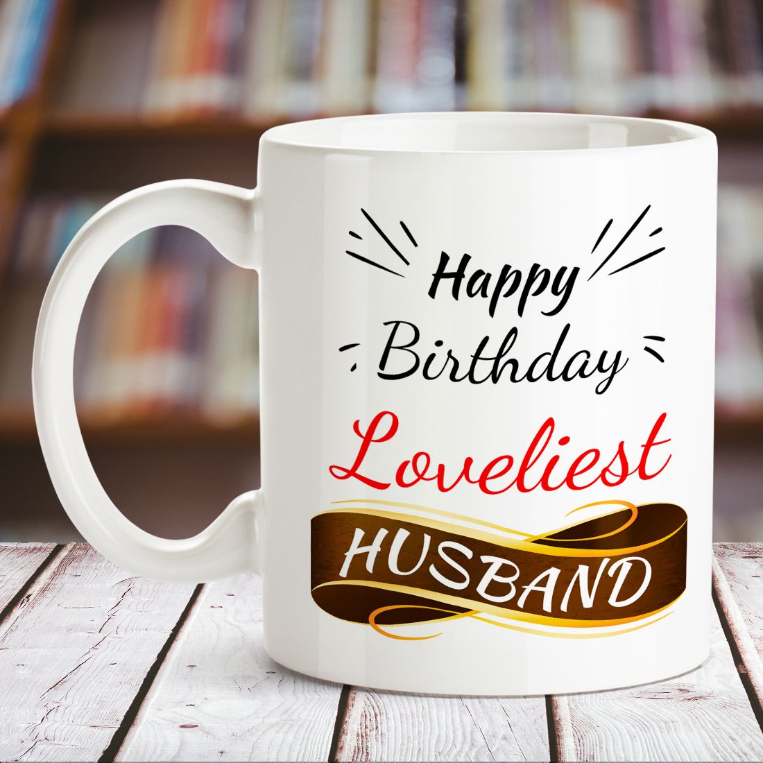 Loveliest Husband White Mug