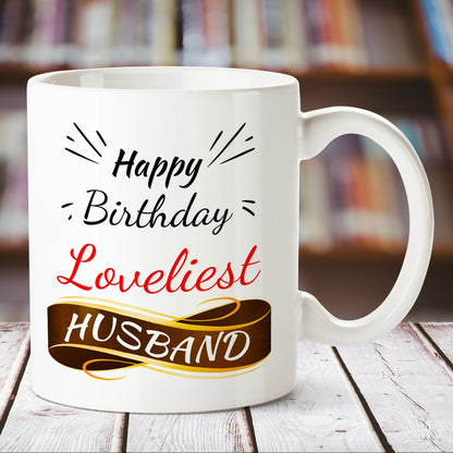 Loveliest Husband White Mug