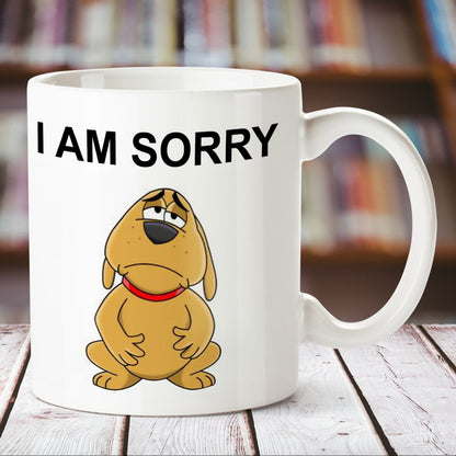 I Am Sorry White Mug