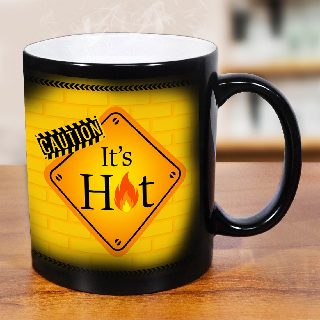 Caution It's Hot Magic Mug