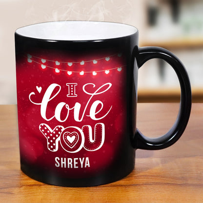 Personalized I Love You Magic Mug