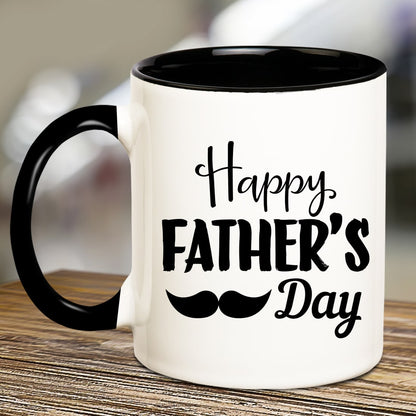 DAD Handle Inner Black Mug