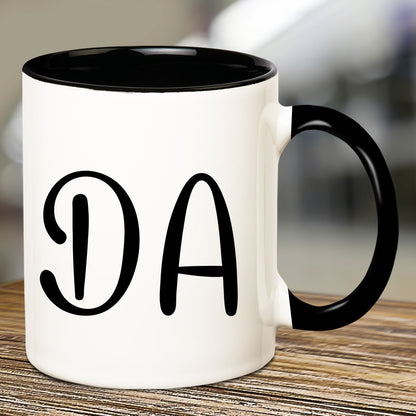 DAD Handle Inner Black Mug