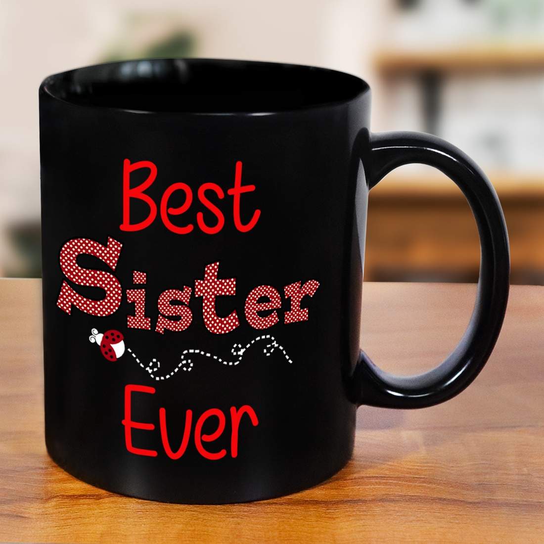 Best Sister Black mug