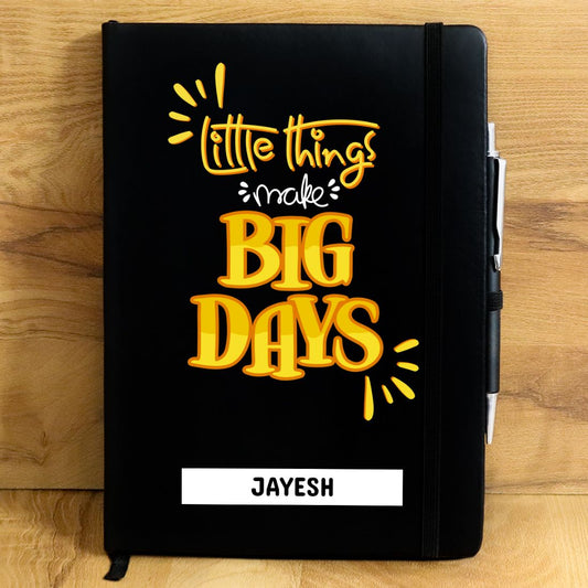 Little Things Make Big Days Personalized Diary