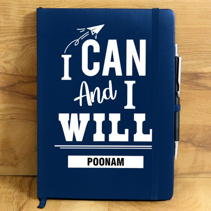 I Can And I Will Personalised Diary