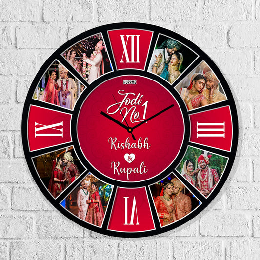 Jodi No 1 Personalized MDF Wall Clock