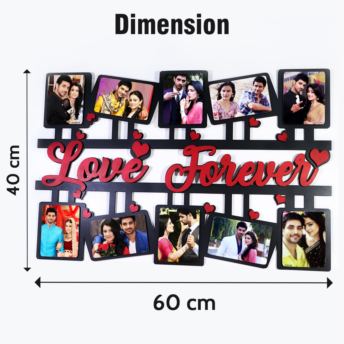 Love Forever 3d wooden Photo Frame