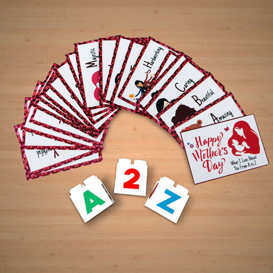 Personalized A to Z Cards for Mothers